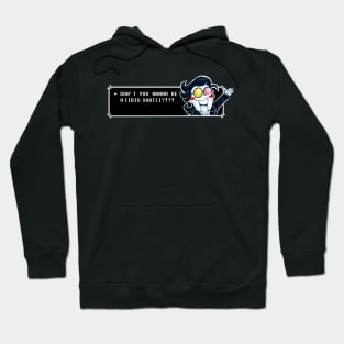 Spamton Textbox Black Hoodie